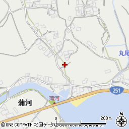 長崎県南島原市有家町蒲河562周辺の地図