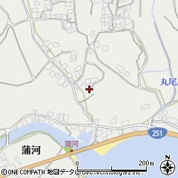 長崎県南島原市有家町蒲河604周辺の地図