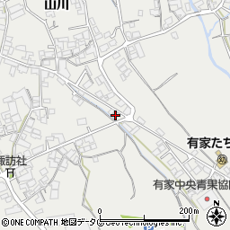 長崎県南島原市有家町山川447-6周辺の地図