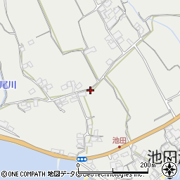 長崎県南島原市有家町石田周辺の地図