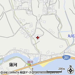 長崎県南島原市有家町蒲河603周辺の地図