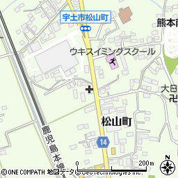 株式会社ヰセキ九州　宇城営業所周辺の地図