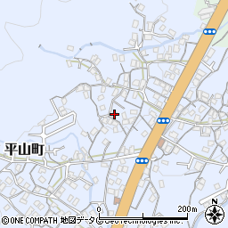 長崎県長崎市平山町908-1周辺の地図