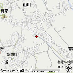 長崎県南島原市有家町山川220-5周辺の地図