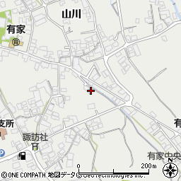 長崎県南島原市有家町山川220周辺の地図
