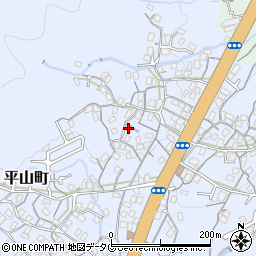 長崎県長崎市平山町908-2周辺の地図