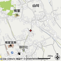 長崎県南島原市有家町山川732周辺の地図