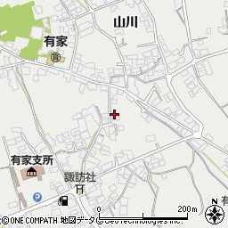 長崎県南島原市有家町山川214周辺の地図