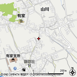 長崎県南島原市有家町山川730周辺の地図
