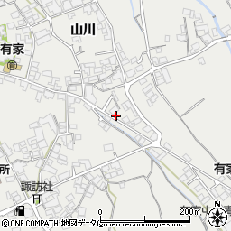 長崎県南島原市有家町山川464周辺の地図