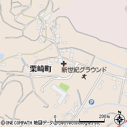 熊本県宇土市栗崎町1160周辺の地図