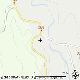 熊本県上益城郡山都町新小831周辺の地図