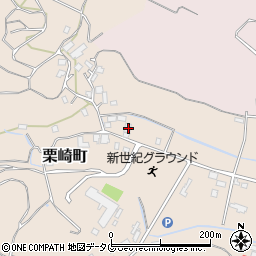 熊本県宇土市栗崎町1154周辺の地図