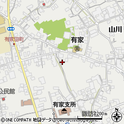 長崎県南島原市有家町山川25周辺の地図