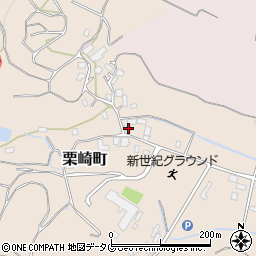 熊本県宇土市栗崎町1041周辺の地図