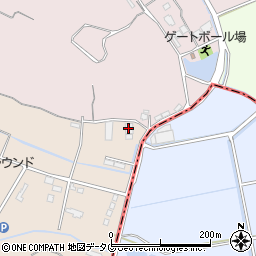 熊本県宇土市栗崎町1105周辺の地図