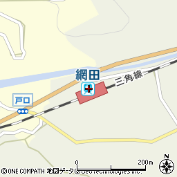 網田駅周辺の地図