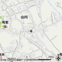 長崎県南島原市有家町山川686周辺の地図