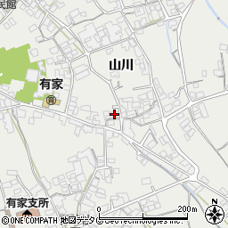 長崎県南島原市有家町山川716周辺の地図