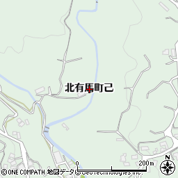 長崎県南島原市北有馬町己周辺の地図