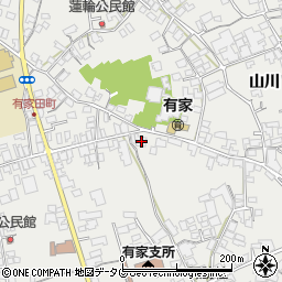 長崎県南島原市有家町山川28周辺の地図