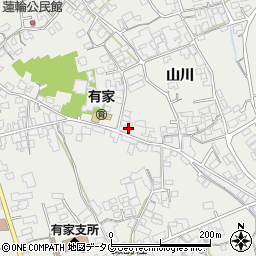 長崎県南島原市有家町山川724周辺の地図