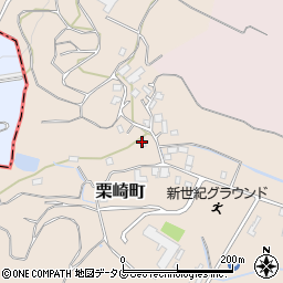 熊本県宇土市栗崎町801周辺の地図