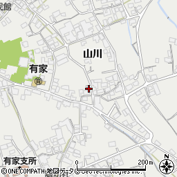 長崎県南島原市有家町山川717-9周辺の地図