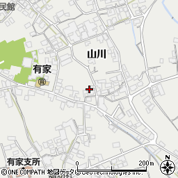 長崎県南島原市有家町山川717-3周辺の地図