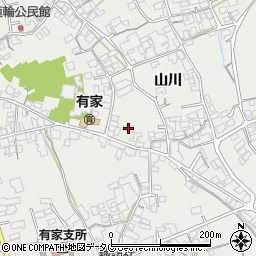 長崎県南島原市有家町山川724-1周辺の地図