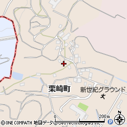 熊本県宇土市栗崎町851周辺の地図