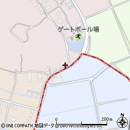 熊本県宇土市伊無田町509周辺の地図