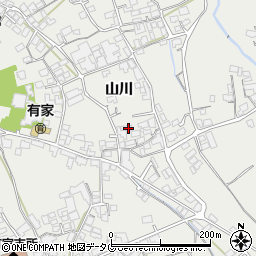 長崎県南島原市有家町山川696周辺の地図