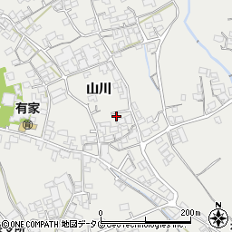 長崎県南島原市有家町山川679-2周辺の地図