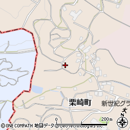 熊本県宇土市栗崎町831周辺の地図
