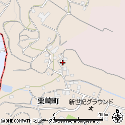 熊本県宇土市栗崎町1054周辺の地図