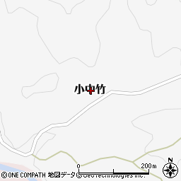 熊本県上益城郡山都町小中竹周辺の地図