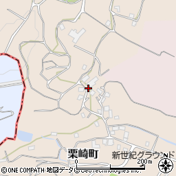 熊本県宇土市栗崎町829周辺の地図