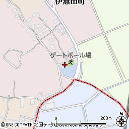 熊本県宇土市伊無田町44周辺の地図