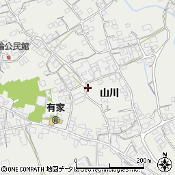 長崎県南島原市有家町山川701周辺の地図