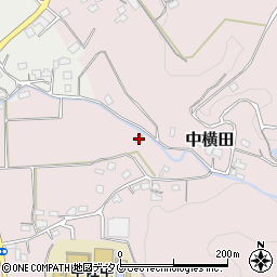 熊本県上益城郡甲佐町中横田613周辺の地図