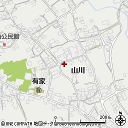 長崎県南島原市有家町山川704-2周辺の地図