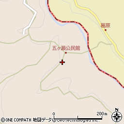 熊本県上益城郡御船町水越243周辺の地図