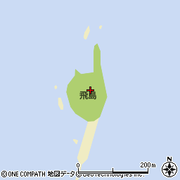 長崎市飛島磯釣り公園周辺の地図