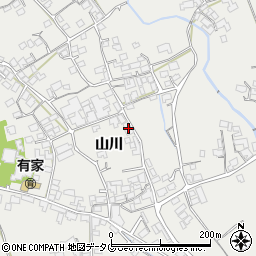 長崎県南島原市有家町山川662周辺の地図