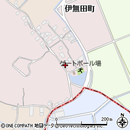 熊本県宇土市伊無田町326周辺の地図