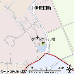 熊本県宇土市伊無田町328周辺の地図