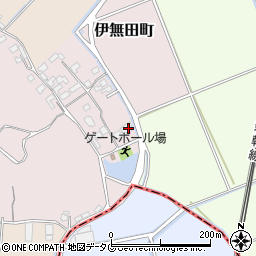 熊本県宇土市伊無田町321周辺の地図
