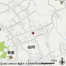 長崎県南島原市有家町山川841周辺の地図
