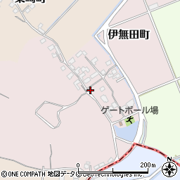 熊本県宇土市伊無田町336周辺の地図